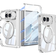 iPhone Duo Kılıf M-Safe Şarj Özellikli Wolf Dizayn Kıpta Kpt-09 Ring Standlı Şeffaf Sert Pc Kılıf