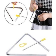 Mythriva 10 cm Çelik Üçgen Zil ile Müzikal Vurgu