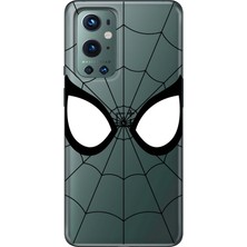 Mobilpad Oneplus 9 Pro Uyumlu Örümcek Desenli Şeffaf Telefon Kılıfı