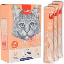Ton Balıklı ve Somonlu Krema Kedi Ödülü 25X14 gr
