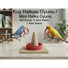 Kuş Spor Eğitim Halkaları, Muhabbet Kuşu Halka Oyunu Papağan Oyuncak