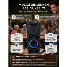 Novmark GTS-1101 Şarjlı Taşınabilir Bluetooth Hoparlör & Ses Sistemi