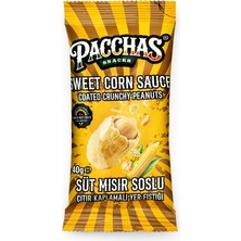 Pacchas Süt Mısır Soslu Çıtır Kaplamalı Yer Fıstığı 40 gr *30 Adet
