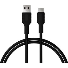 Kawin Remorax Basic USB A-C Hızlı Şarj Kablosu, Siyah (100 Cm)