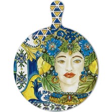 Baci Milano Sicily Kesme Tahtası 32 cm x 42 cm Mavi