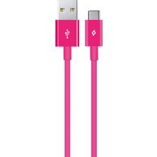 Kawin Ttec Type-C 120CM Şarj Kablosu - Pembe (2DK12P) Usb-A - Usb-C