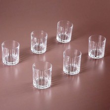 Rcr Timeless 6'lı Kahve Yanı Bardağı 80 ml - Şeffaf