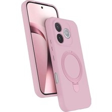 Sh Ticaret Huawei Honor 600 Lite Regal Magsafe Standlı Kapak - Açık Pembe