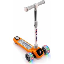 PRO Toys Sportpro Müzikli Rgb Neon Işıklı 3tekerli Katlanabilir Çocuk Scooter 3+Yaş