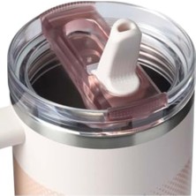 Vionna 1.18 L Kapasiteli Pipetli Termos, Pembe Renk ile Sıcak ve Soğuk Içecekler Için Uygun