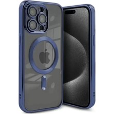 Sh Ticaret Apple Iphone 15 Pro Max Kılıf Kross Magneticsafe Kapak - Lacivert