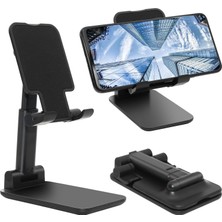 Kawin Szwilnis Cep Telefonu Standı, Katlanır Masaüstü Telefon Standı, Açı Yüksekliği Ayarlanabilir Cep Telefonu Tutacağı, Masa, Ofis, Tablet Standı Tüm Telefonlarla Uyumlu 10-25 cm Cep Telefonu/tablet