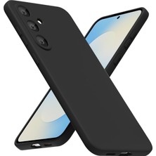 Kawin Rongep [liquid-Silicone] Sam Sung Galaxy S25 Fe Için Kılıf 360° Koruma Sağlayan Kamera Yükseltili Içi Süet Dokulu S25 Fe Koruyucu Darbelere Dayanıklı Tpu Yumuşak Dokulu Sam Sung S25 Fe Kılıfı (Siyah)