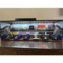 Standes Pleksi Kapaklı 1.64 Ölçek Işıklı Formula 1 Stand
