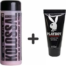 Sh Ticaret Kolossal Bonie Kolosal Cream 200 Ml. Erkek Pe.nis Bakım Kremi + 50 ml Lubricant Jel