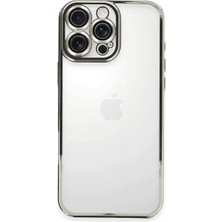 Burada Bulabilirsin Apple iPhone 16 Pro Kılıf Razer Lensli Silikon - Gümüş