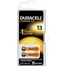 Burada Bulabilirsin Duracell 13 Işitme Cihazı Kulak Pili 6 Parça Kutu