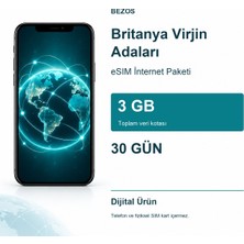Britanya Virjin Adaları Esım Internet Paketi 3 GB 30 Gün