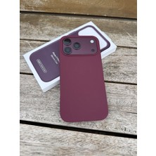 Madam Case Apple iPhone 17 Pro Uyumlu Bordo Kutulu Animasyonlu Lansman Kılıf