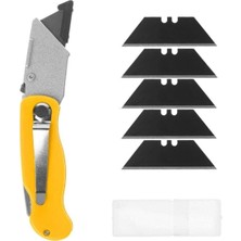 Kawin Outdoor Outlet 5 Bıçaklı Çok Amaçlı Katlanabilir Falçata Halı Alçıpan Falçatası