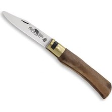Kawin Antonini Old Bear 7cm Ceviz Ağacı Saplı Yuvarlak Uç Kapalı Ağız S Çocuk Çakısı