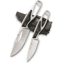 Kawin Buck Knives 631/635 Paklite Combo Ikili Bıçak Seti, Siyah
