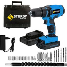 Sturdy  Sanzumanlı Setlı Darbeli Especial  Lıon Matkap 23 Parca Setli