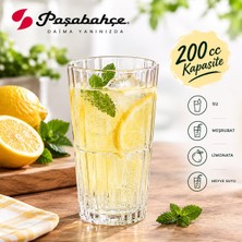 Paşabahçe Paşabahçe 200 CC Meşrubat Bardağı Şeffaf Cam Su Meyve Suyu Limonata Bardağı