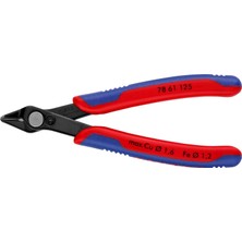 Kawin Knıpex Elektronik Süper Kesiciler, Yumuşak Teller ve Fiber Optik Kablolar Için Elektronik Çapraz Kesiciler, Paslanmaya Karşı Perdahlanmış, 125 mm 78 61 125