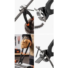Kawin Genel 280 mm Kauçuk Saplı Betoncu Kerpeteni - Ağır Hizmet Tipi Demir/tel Bağlama ve Kesme Kerpeteni, Ergonomik Kaymaz Sap