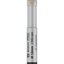 Kawin Bosch 1x Döner Matkaplar Için Pro Ceramic Dry Matkap Ucu, Silindirik Şaft (Döşemeler, Sert Fayanslar, Ø 12 Mm, Professional Aksesuar Döner Matkap/vidalamalar)