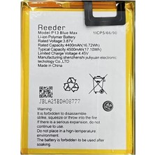 Reeder P13 Blue Max Uyumlu Batarya Pil