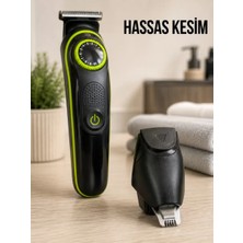 Erkek Bakım Seti 5'i 1 Arada 0-10 mm Ayarlanabilir Çok Fonksiyonlu Tıraş Makinesi