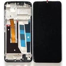 Realme C11 LCD Ekran Dokunmatik Çıtalı (Siyah)