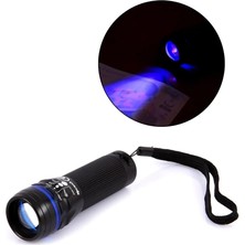 Para Kontrol Feneri 3W Uv Mor LED Blb Para, Kıymetli Evrak, Hayvan Lekesi Alüminyum Fener
