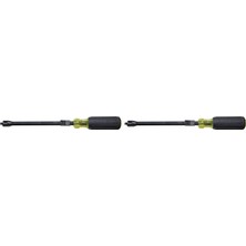 Kawin Kleın+Tools Klein Tools 32215 1/4 Inç Vida Tutacaklı Düz Tornavida, 32215 (2 Paketi)