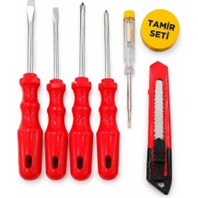 Kawin Promosyonca 25 Parça Hassas Tornavida Seti, Krom-Vanadyum Çelik, Pc ve Telefon Tamir Aleti, Deri Çantalı, Pc/laptop/telefon/gözlük Tamiri, Torx/düz/yıldız Uçlu (Tamir Seti 7 Li)