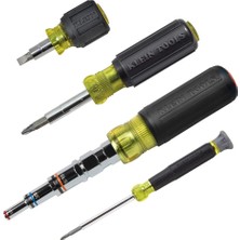 Kawin Kleın+Tools Klein Tools 80019 Alet Seti, Çok Uçlu Tornavida ve Somun-Tornavida Alet Seti, 28 Farklı Endüstri Kalınlığında Uç ve Boyut, 4 Parça