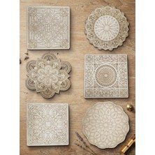 sharp&art Mandala 6 Farklı Ahşap Boyama Seti Bir Arada