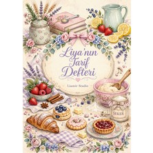 Liamir Studio Isme Özel / Kişiselleştirilebilir / Yemek Tarif Defteri 50 Yaprak, 100 Sayfa, Laminasyon Kapak / Tel Spiral / A5 Kağıt / Hediye