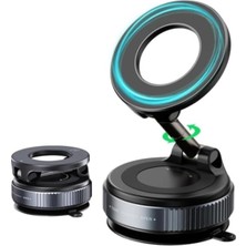 Kawin Luti+Concept Manyetik Araç Telefon Tutucu Vakumlu Vantuzlu, 360° Döner Telefon Standı, Güçlü Mıknatıs, Dashboard Cam ve Masa Uyumlu Araç Içi Telefon Tutucu, I Phone Sam Sung Xiao Mi Huawei Tüm Telefon