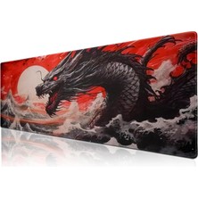 Kawin Klassegear Klasse Pro - 6 Farklı Model Dikişli Kenar 70X30 cm Oyuncu Gaming Mouse Pad (Drake Dawn)