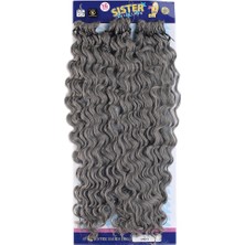 Burada Bulabilirsin Sister Afro Dalgası Saç - Orta Ton Gri Grey 2