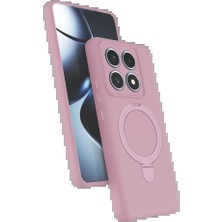 Burada Bulabilirsin Xiaomi Mi 14T Pro Regal Magsafe Standlı Kapak - Açık Pembe