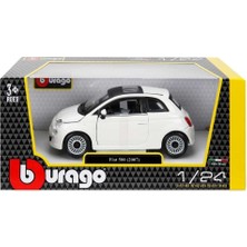 Burada Bulabilirsin 22106 Burago 1:24 Fiat 500 2007 Model Araba