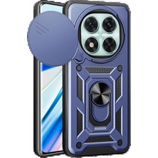Burada Bulabilirsin Xiaomi Redmi Note 14 Pro 5g Kılıf Pars Lens Yüzüklü Silikon - Lacivert