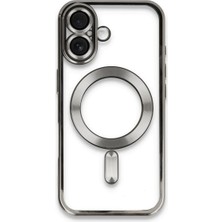 Burada Bulabilirsin Apple iPhone 16 Kılıf Kross Magneticsafe Kapak - Titan Gri