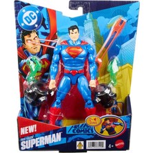Batman Mattel Dc JMD85 Superman Isı Görüşlü Sesli Işıklı Aksiyon Figür 18CM  4+