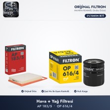 Filtron Filtre Bakım Seti (Hava+Yağ) - Polo 5 / Ibiza 4 / Fabia 3 1.4 Tdı