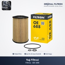 Filtron OE688 Yağ Filtresi - Golf 6 / Passat B6-B7-CC / Polo 5 1.6-2.0 TDI / 1.4-1.8 TSI